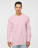 Sudadera Unisex Felpa Cuello Redondo 3340 Rosa Light Pink Máxima Suavidad