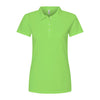 Dama Polo Pique 50% Algodón 50% Poliéster 7007 Verde Limón