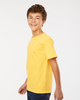 Niño Unisex Gold Peso Heavy Weight Suave Textura 4850 Amarillo