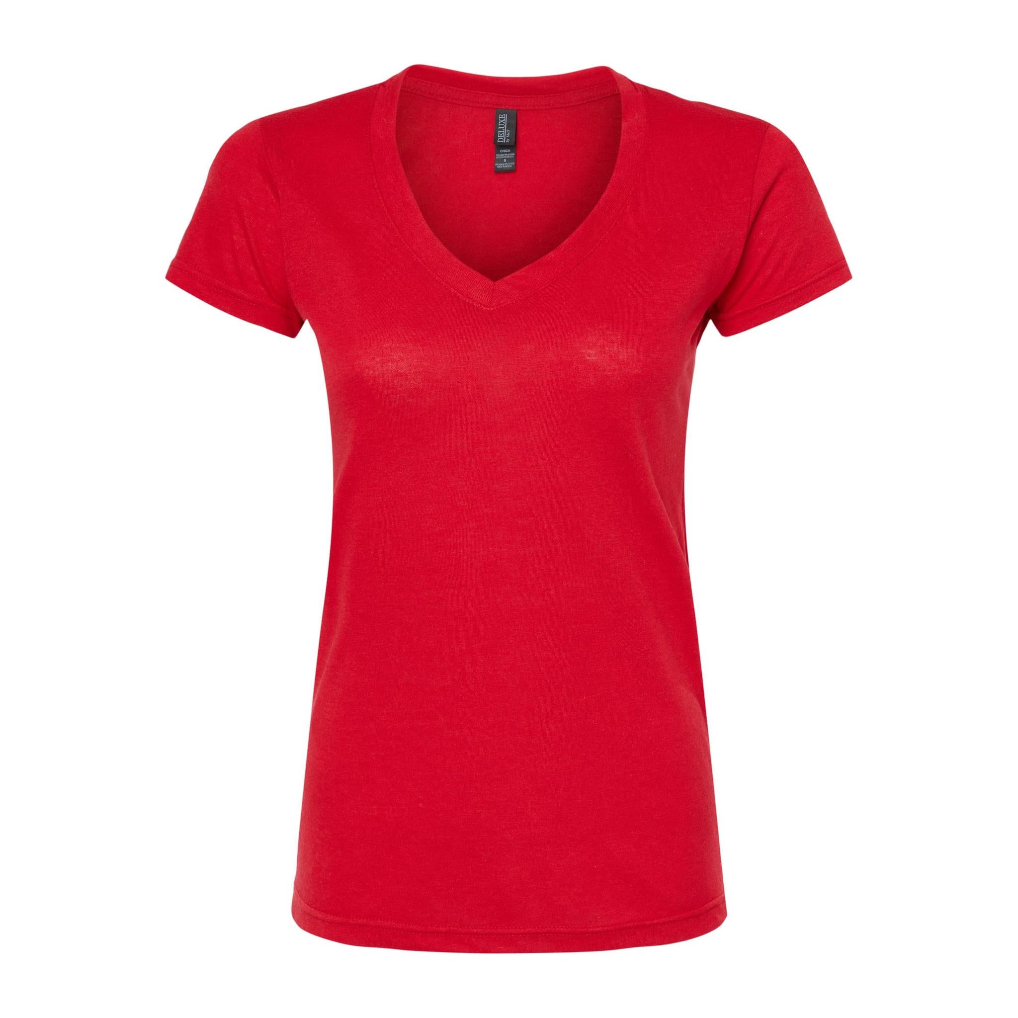 Playera Cuello V Playera Chifon Dama Cuello V Mezcla 65% Poliéster