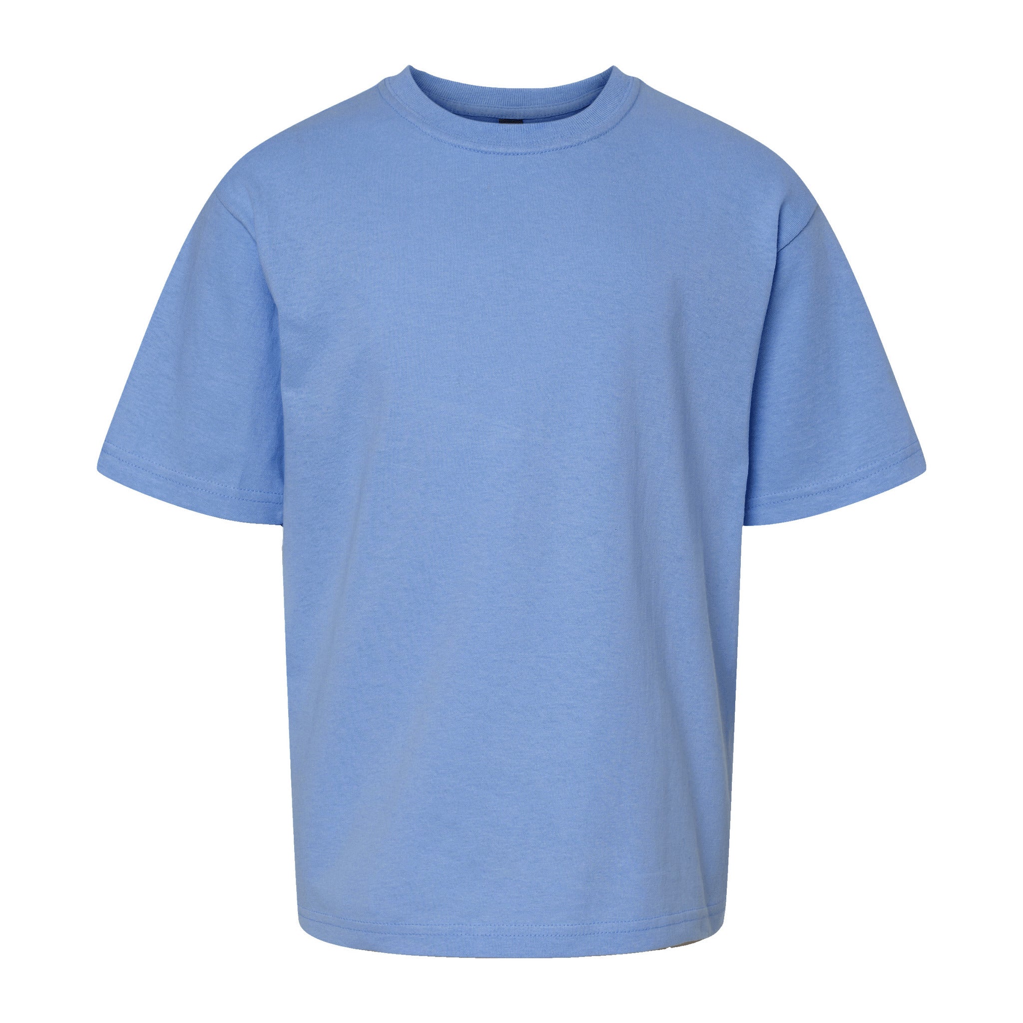 Playera Nino Unisex Mezcla 65 Poliester 35 Algodon 3544 Azul Cielo J M O Tienda Mx