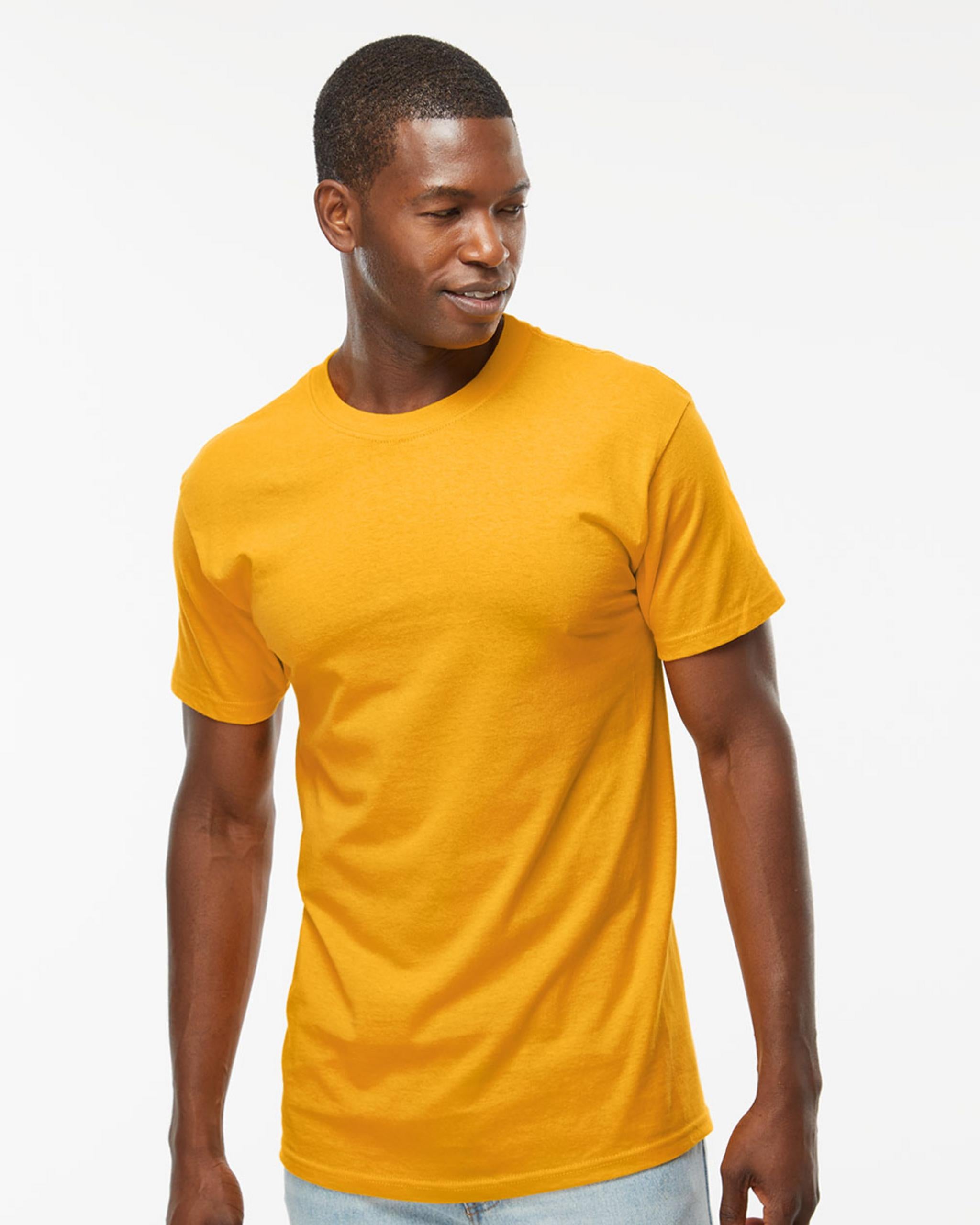 Crew Neck Playera Naranja NiÃ±o M&o Playera Con Mangas Adulto