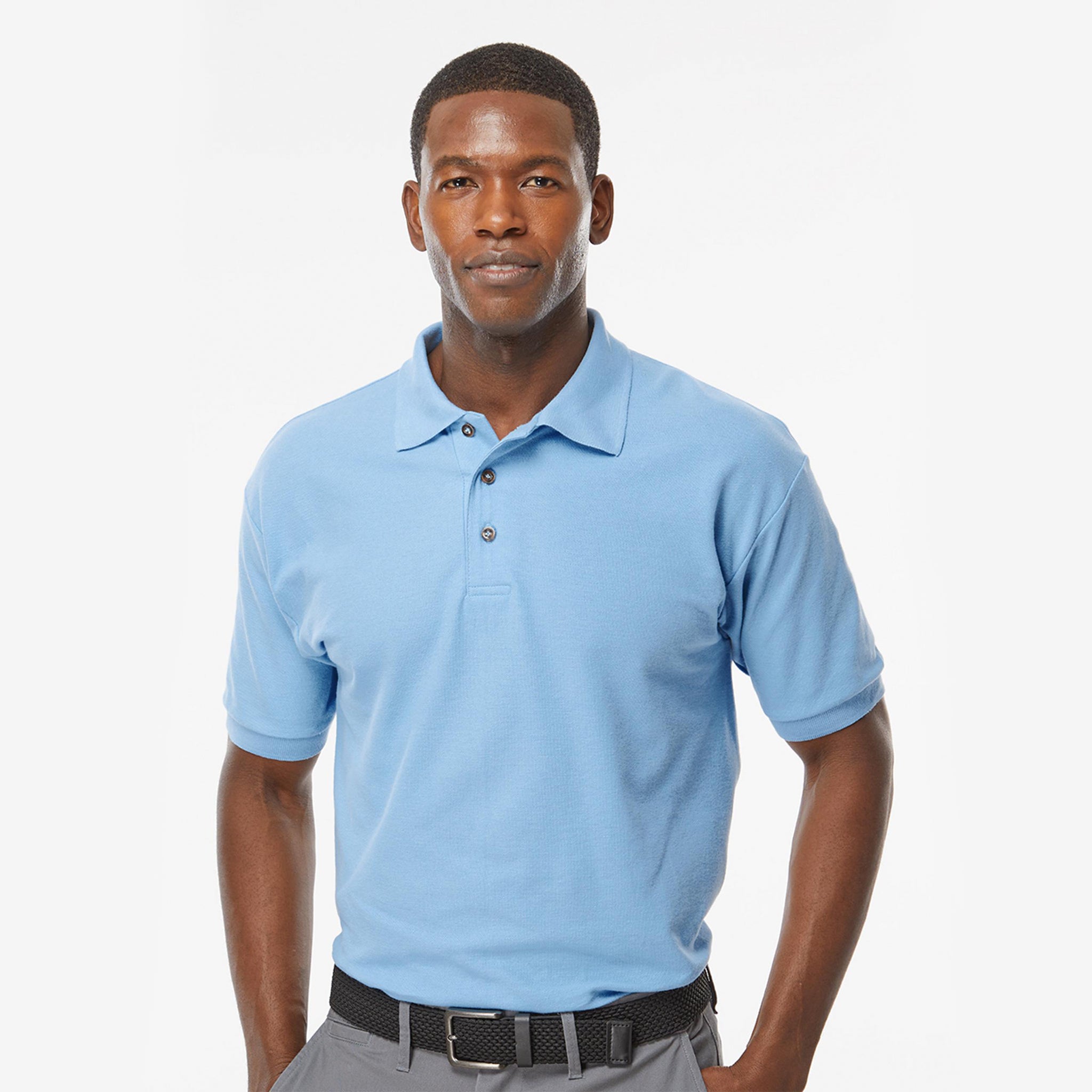 Playera Polo Azul Cielo Blusa Polo Dama Camisa Polo Mujer Playera Polo  Optima Blanca Optima Playeras, image size:2048x2048