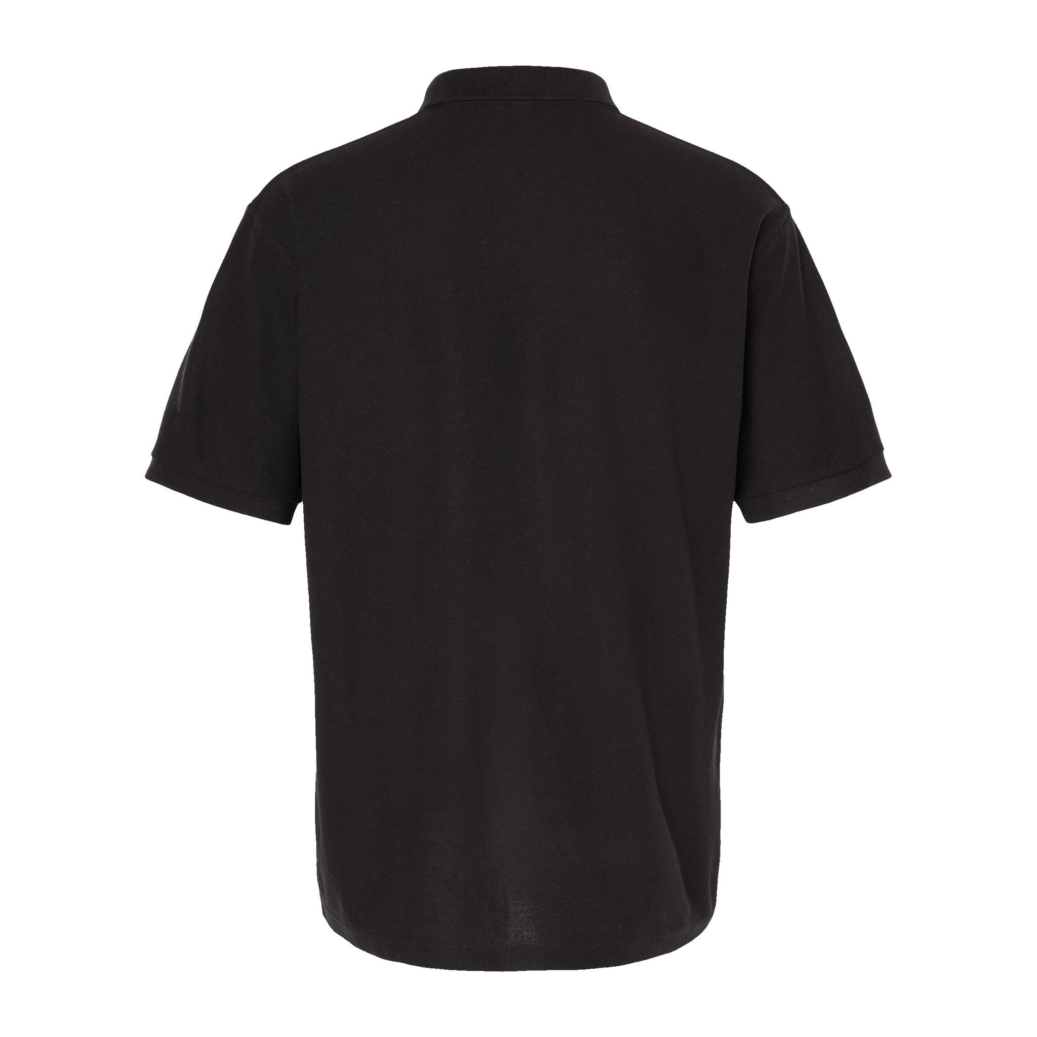 Playera negra tipo polo on sale