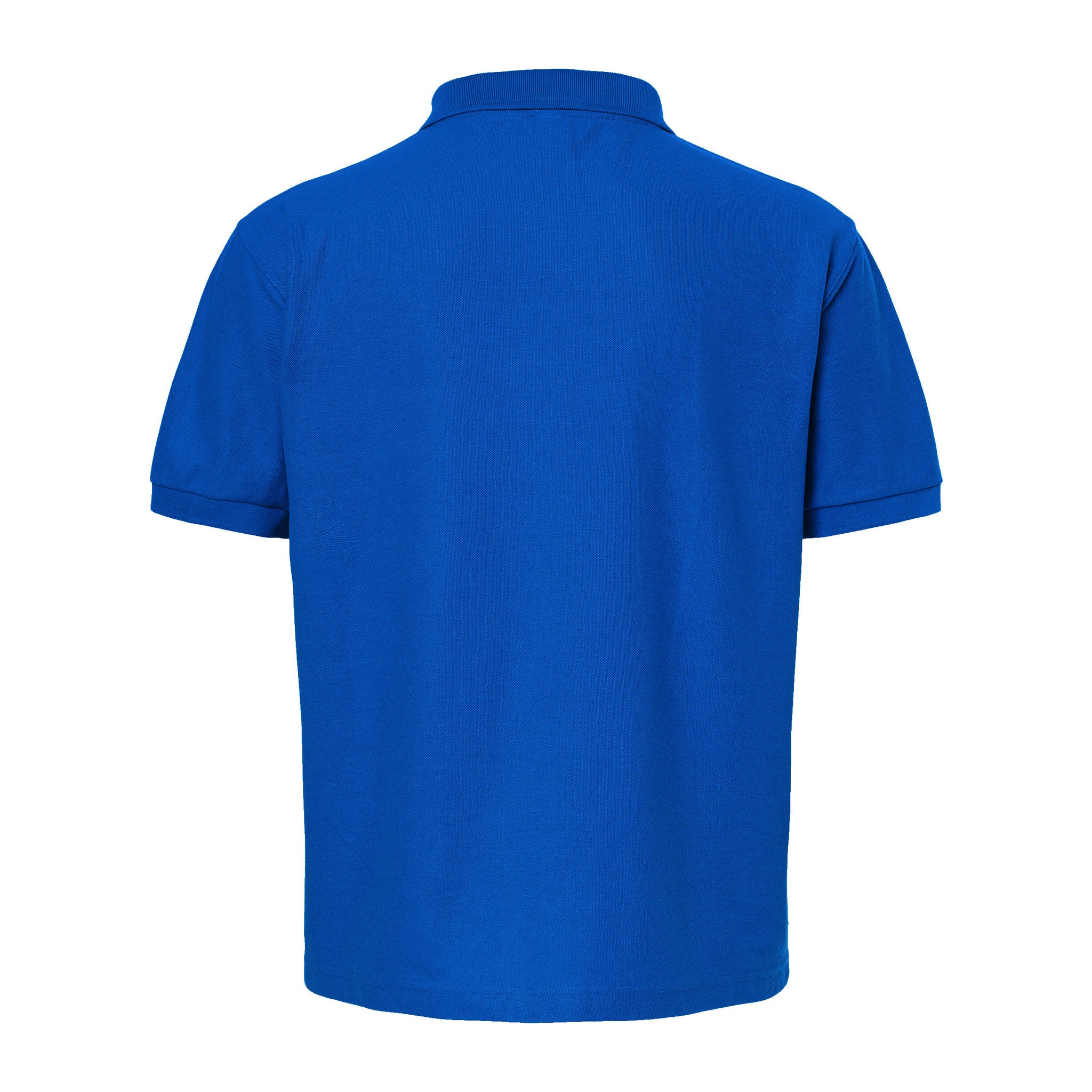 Azul Rey Camisa Con Tela De Polo Playera Tipo Polo Premium Para