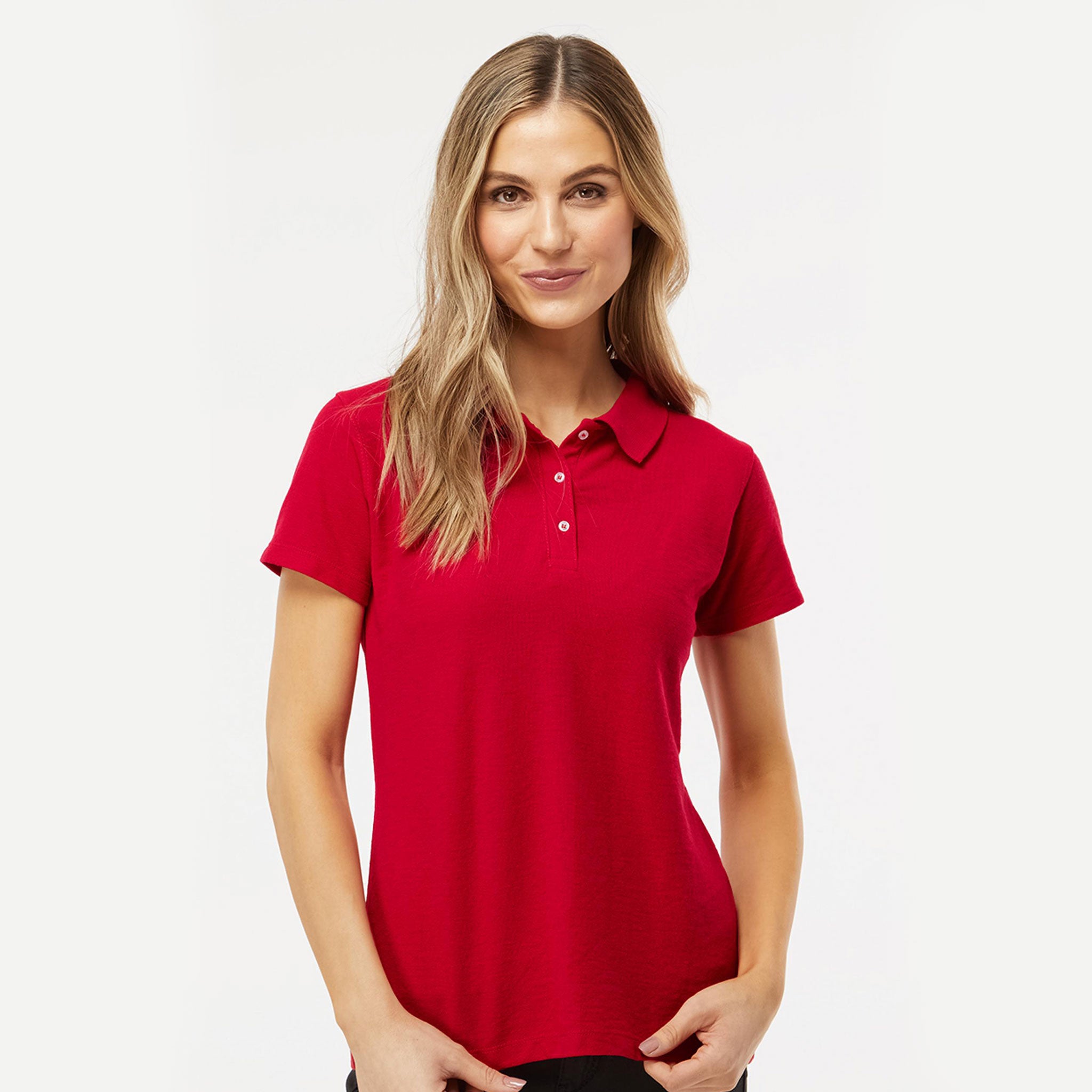 Playeras Dry Fit Playera Tipo Polo Roja Mujer Playera Polo Dry