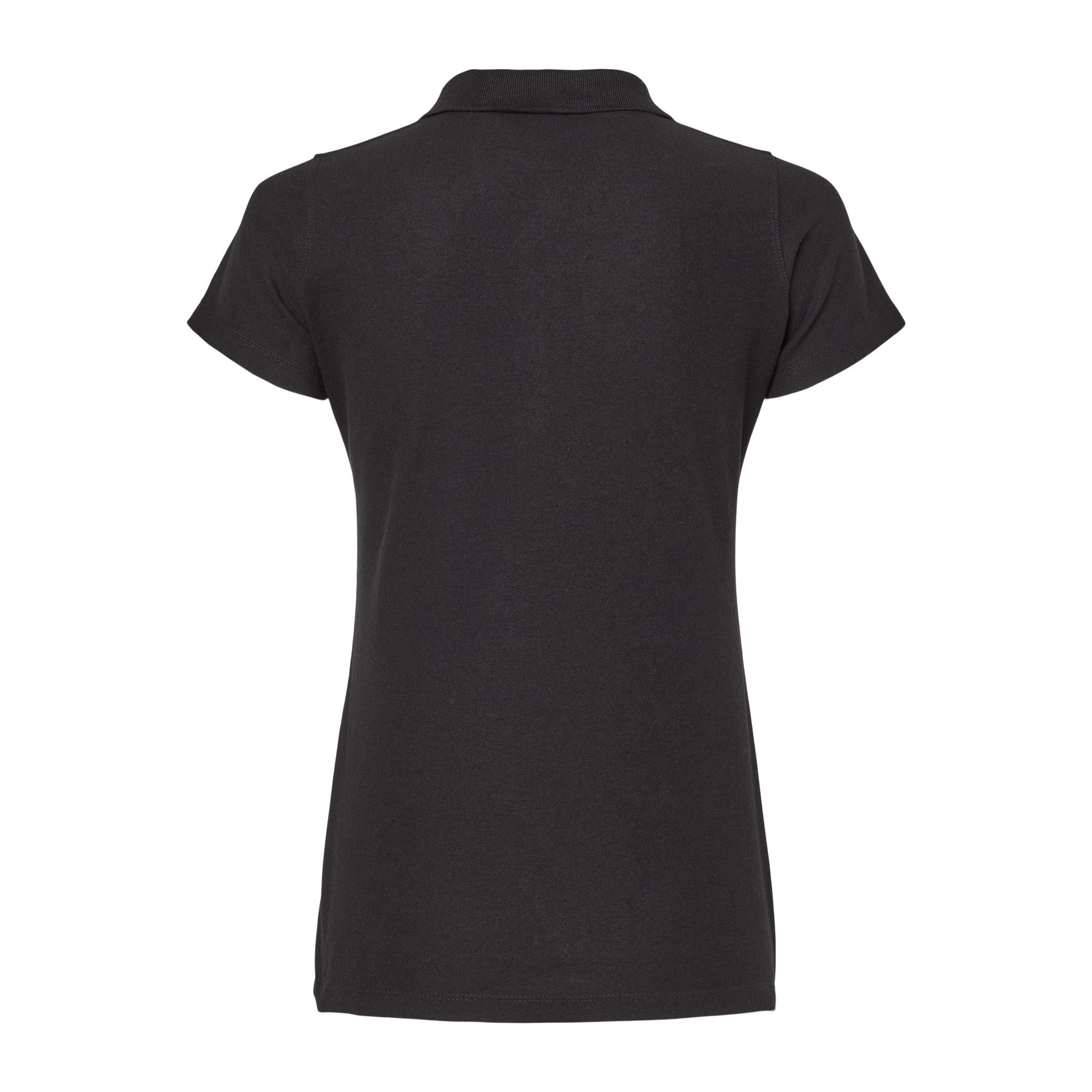 Cuello Redondo Playera Gildan Tipo Polo Playera Polo Negra Mujer