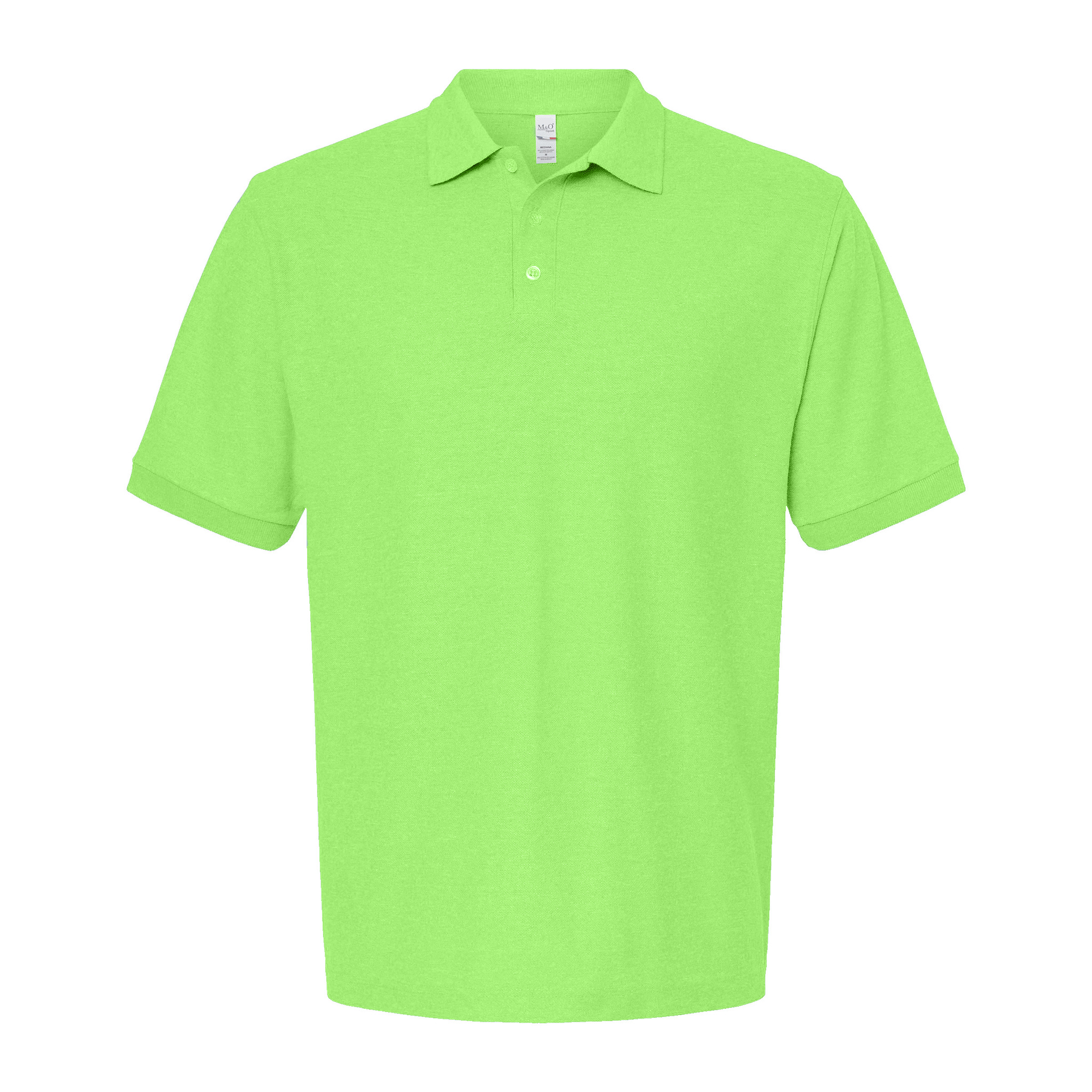 Adulto Polo Pique 50% Algodón 50% Poliéster 7006 Verde Limón