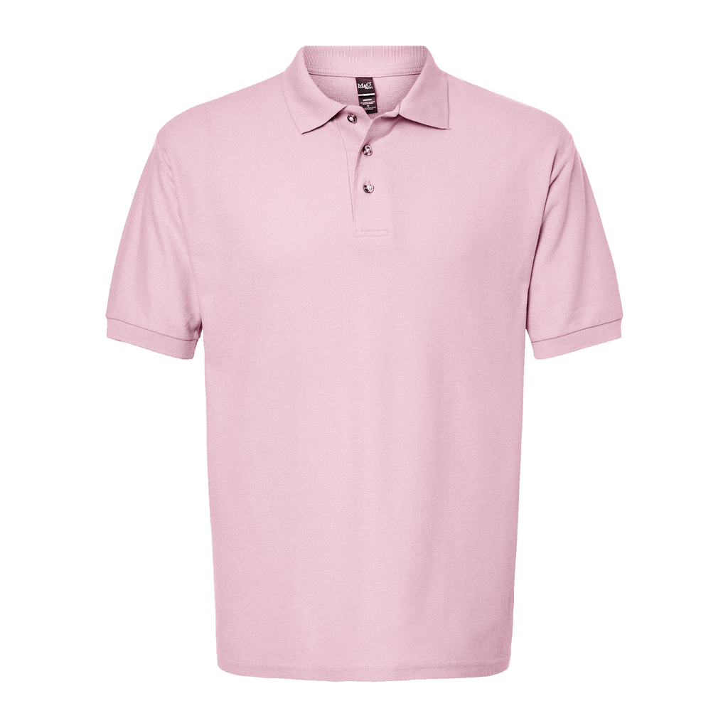 Adulto Polo Pique Ring Spun 7002 Rosa Pastel – M&O Tienda Mx