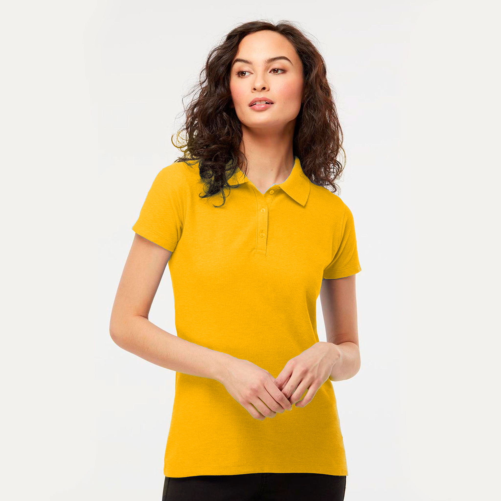 Camisa amarilla polo sale